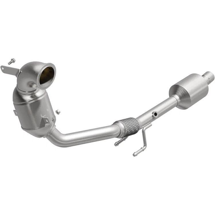 280340 – MAGNAFLOW Catalytic Converter, Stainless Steel Case Clamp-On Inlet Clamp-On Outlet 43 Inch Overall Length Wi...
